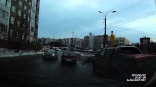 Тест регистратора AutoExpert DVR-817, день