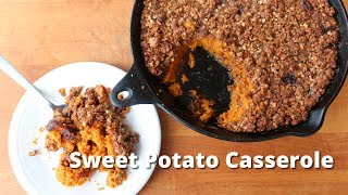 Sweet Potato Casserole | Smoked Sweet Potato Casserole on the Big Green Egg