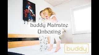 buddy Matratze Unboxing - eine coole innovative Matratze mit zip-Bettlaken