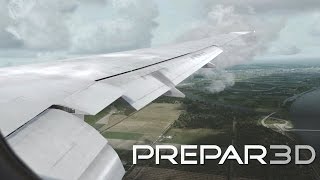 [Prepar3D] PMDG 777 Landing in Amsterdam Schiphol