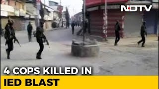 Blast In Jammu And Kashmir's Sopore, 4 Policemen Killed