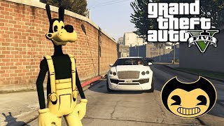 GTA V Boris The Wolf Mod! - Bendy And The Ink Machine Episode 1 (GTA 5 Mods Gameplay)