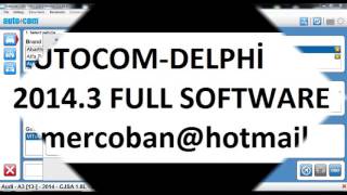 AUTOCOM DELPHİ 2014 3 FULL ACTİVATİON+KEYGEN