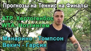 Прогнозы на теннис на Финалы Манарино - Томпсон | Векич - Гарсия