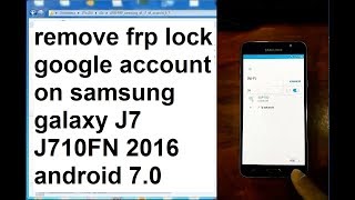 how to remove google account on samsung galaxy j7 2016 j710fn j710f j710gn android 7