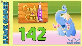 Candy Crush Soda Saga ? Level 142 (Frosting mode) - 3 Stars Walkthrough, No Boosters