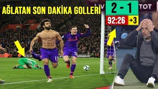 Futbolda Tüm Dünyayı Ağlatmış Son Dakika Golleri - (M.Salah,Ronaldo,Messi,...)