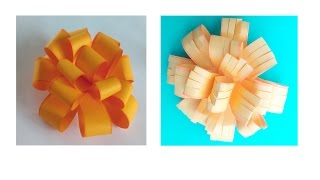 DIY. Tutorial: Papierschleife, Geschenkschleife.   Geschenkideen zum Muttertag