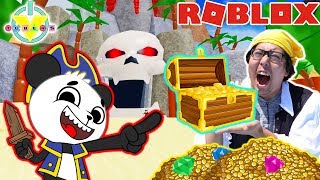 Roblox Escape Treasure Island with Ryan's Daddy and Combo! WE FOUND TREASURE CHEST IN REAL LIFE!