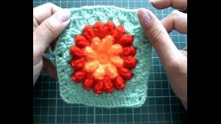 DIY Накидка для стула. Вязание крючком