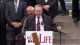 A politician's choice - MP Stephen Woodworth - March For Life 2015