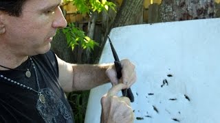 Bo Shuriken vs Auto Hood! pierce steel? Viewer Request by Callum Uchiha