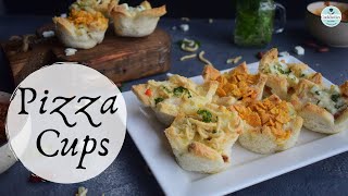 झटपट बनाएं पिज़्ज़ा कप्स | Instant 3 ways Pizza Cups