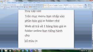 báo gía in kẹp file báo gía in folder