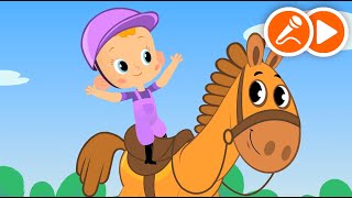 Привет, малыш! Сборник Про Лошадку/Hello Baby! Horsey - песенка на русском и английском!