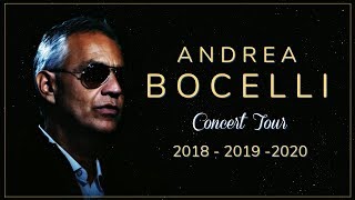 Andrea Bocelli - Concert Tour (Dates/Tickets) 2018/2019/2020