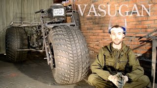 Трицикл Васюган 3х3 своими руками. Часть 5  ступица колеса, натяжитель  цепи