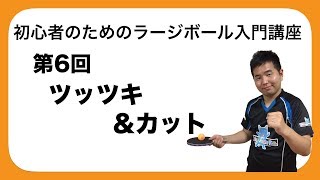 『ラージボール初心者講座』ツッツキ&カット/TAKUJIN【卓球・ラージボール】Large ball beginner course [table tennis, large ball]