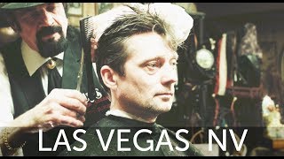 ? Scissor Slinging Las Vegas Haircut Experience at Cliff's Barber Corral