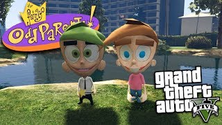 GTA 5 Mods - THE FAIRLY ODDPARENTS MOD w/ TIMMY TURNER & COSMO (GTA 5 Mods Gameplay)