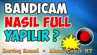 Bandicam Full Yapma 2017 Sesli Anlatım 720p HD