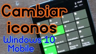 ICONOS MINIMALISTAS en Windows 10 Mobile con Interop Unlock