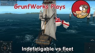 Naval Action - Fleet Battles - Indefatigable vs Fleet