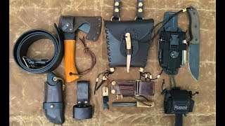 Bushcraft belt kit