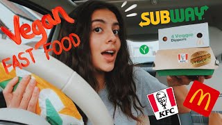 trying VEGAN fast food ? McDonald's, KFC, Subway new UK vegan options!