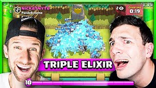 TRIPLE ELIXIR MADNESS • Clash Royale Challenge