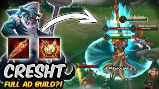 WOW.... THIS DAMAGE IS SICK! | FULL AD CRESHT BUILD Arena of Valor