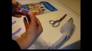 How to make your own fabric Label for your own work