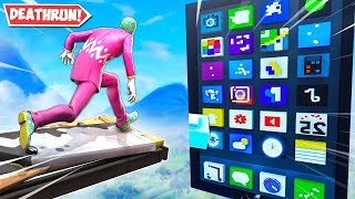 ЭКСТРЕМАЛЬНЫЙ DEATHRUN ВНТУРИ ГИГАНТСКОГО АЙФОНА! ТЫ НЕ ПРОЙДЕШЬ ЭТО В FORTNITE