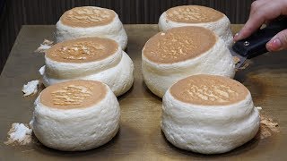 딸기 수플레 팬케이크 Souffle pancakes / Taiwanese Street Food
