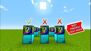 MINECRAFT But Which Block is LUCKIEST (unlucky)