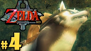 The Legend of Zelda Twilight Princess HD Gameplay Walkthrough PART 4 Wolf Monster Nintendo Wii U