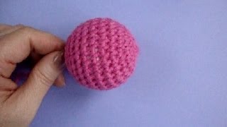 Вязание крючком Как вязать шарик Урок 294 How to crochet ball