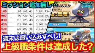 #137【ドラクエウォーク】上級職条件は終わった？ミッション追加無しで悲しすぎる件【攻略解説】