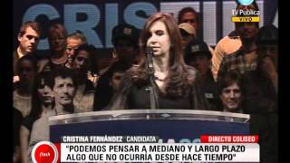 Visión Siete: Cristina: "Vamos por más libertad e igualdad"