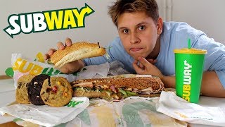 Eine Woche nur SUBWAY ESSEN! ??  - Selbstexperiment (Bauchschmerzen?)