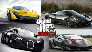 GTA 5 Online: T20 vs Osiris vs Zentorno vs Adder, Aceleración y Velocidad Tope!