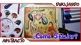 ¿Cómo Hacer un Dibujo Abstracto de la Nada? Fácil | ArtQuit Draw