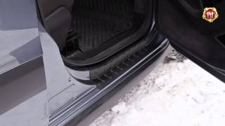 Накладки на внутренние пороги дверей Peugeot Partner 2007-2012, 2012-н.в.
