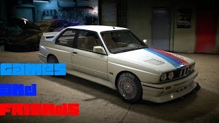 Need for Speed 2015. Тюнинг BMW M3 Evolution II E30. Автомобиль мечты.