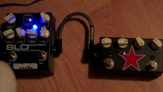 Wampler SLOstortion vs Punch Pedal 1985