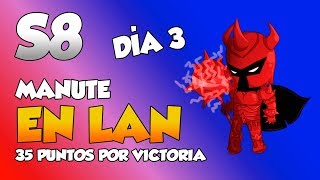 Manute en LAN Tercer día || ¡Saltando divisiones! || S8 League of Legends