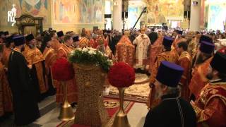 Патриарх Кирилл совершил всенощное бдение в Свято-Троицком соборе Екатеринбурга
