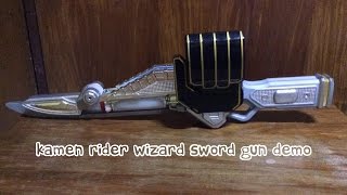 Kamen Rider Wizard - WizarSwordGun Demo (仮面ライダウィザード ウィザーソードガンデモ) - Preloved Kamen Rider Toys