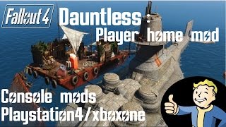 Fallout 4 : Mod Showcase EP-3 - playstation4/xboxone must have mod- Dauntless Submarine Player Home