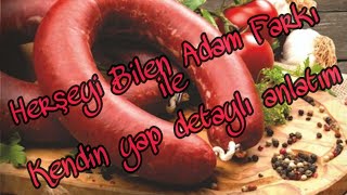 EVDE SUCUK NASIL YAPILIR // FERMENTE SUCUK // %100 DANA ÇOK UCUZA